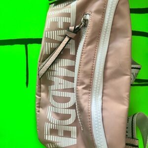 Stone Island Pink and White Belt Bag